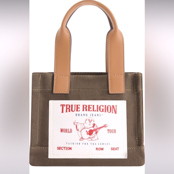 TRUE RELIGION Mini Crossbody Tote - Picture 2 of 3